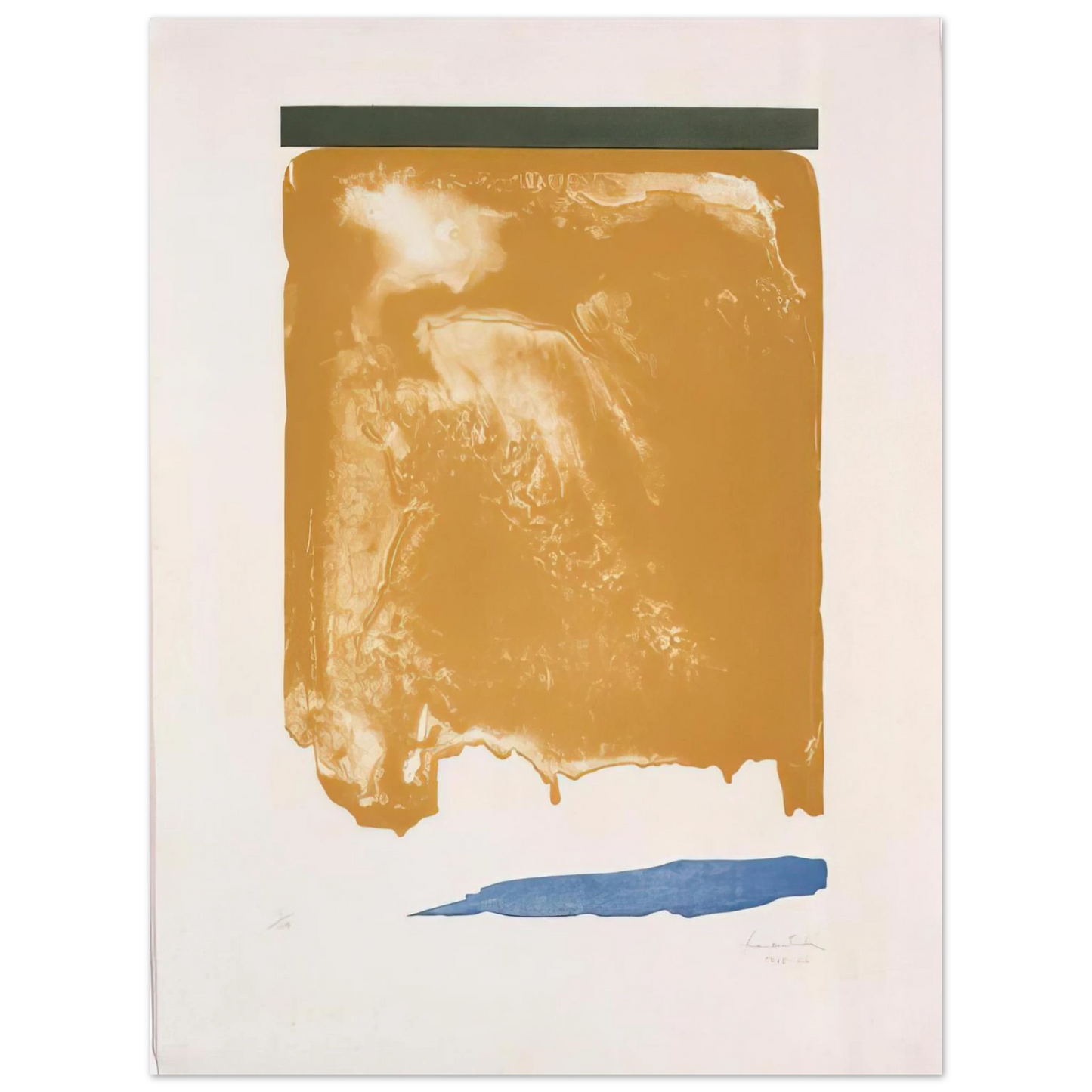 Helen Frankenthaler - Persian Garden - 1966 Wall art - 13x18 cm / 5x7 inches - Fine Art Poster-canvas - -