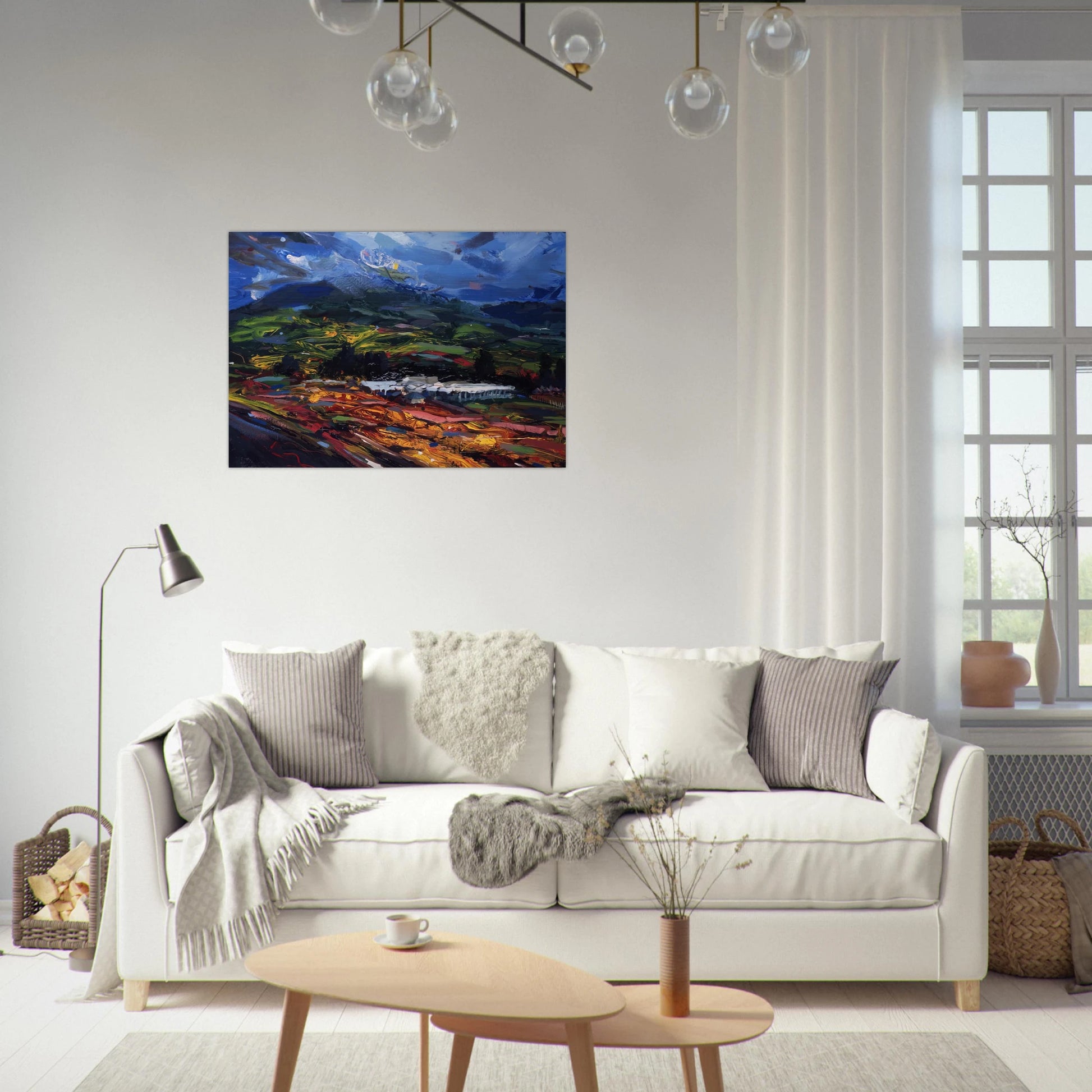 Untitled - Abstract Expressionism, Neo-Expressionism - Gebre Kristos Desta Brushed Aluminum Print - 70x100 cm / 28x40 inches | Gebre Kristos Desta Aluminum Print | Gebre Kristos Desta Prints