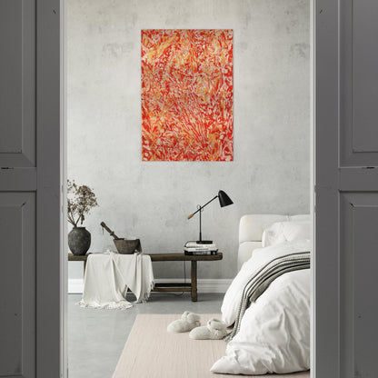 Summer Play - Lee Krasner Brushed Aluminum Print - 70x100 cm / 28x40 inches | Lee Krasner Aluminum Print | Lee Krasner Prints
