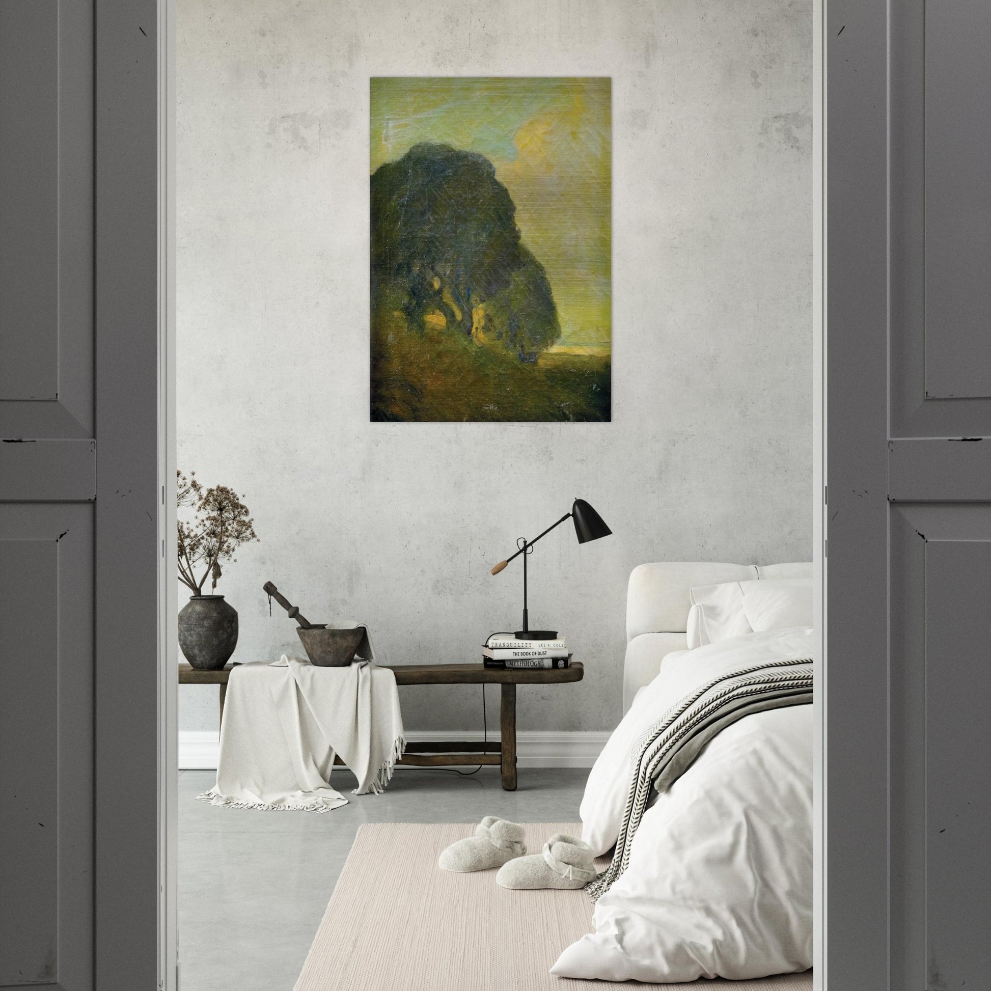 Landscape - Tonalism - Xavier Martinez Brushed Aluminum Print - 70x100 cm / 28x40 inches | Xavier Martinez Aluminum Print | Xavier Martinez Prints