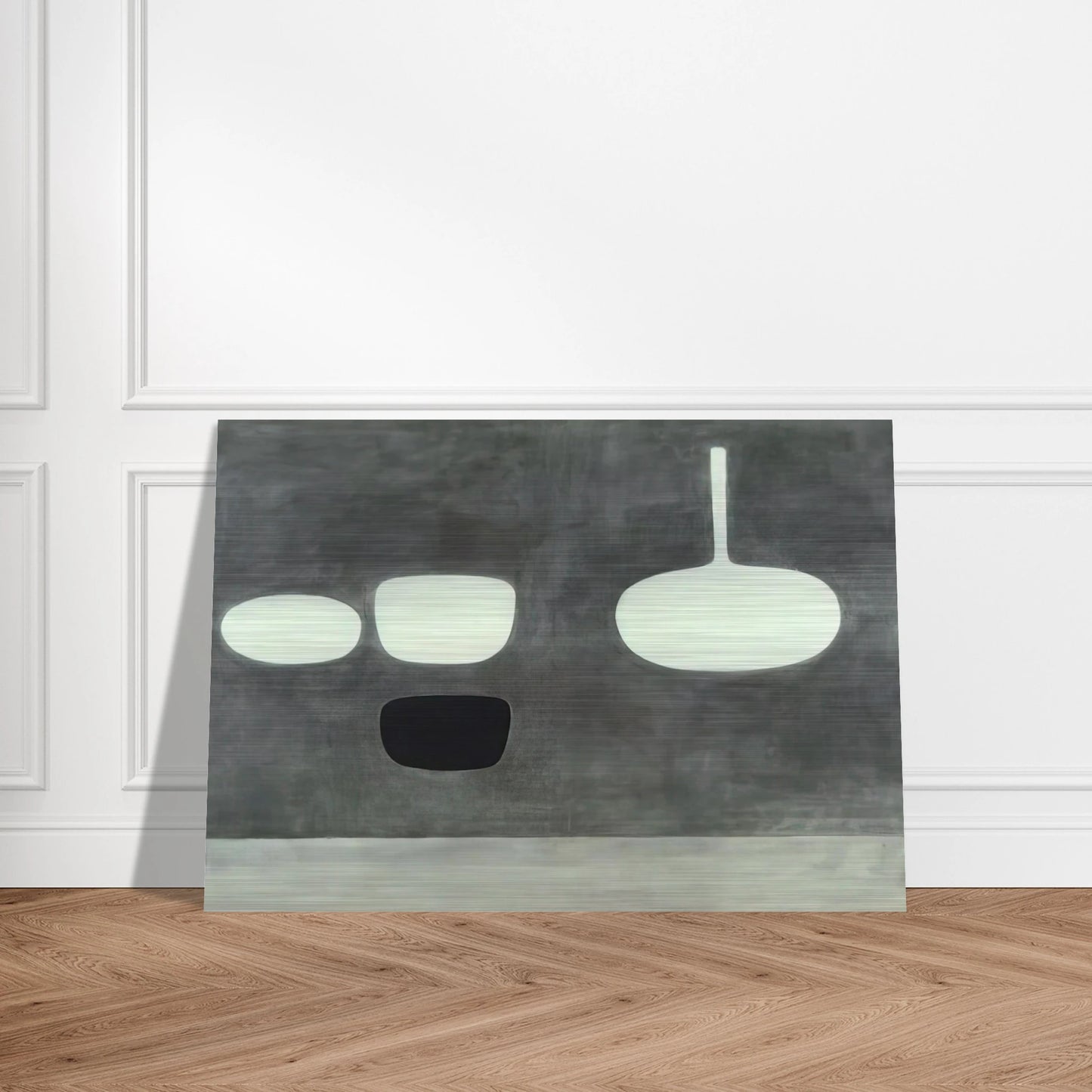 Grey Still Life - 1969 - William Scott Brushed Aluminum Print - 70x100 cm / 28x40 inches | William Scott Aluminum Print | William Scott Prints