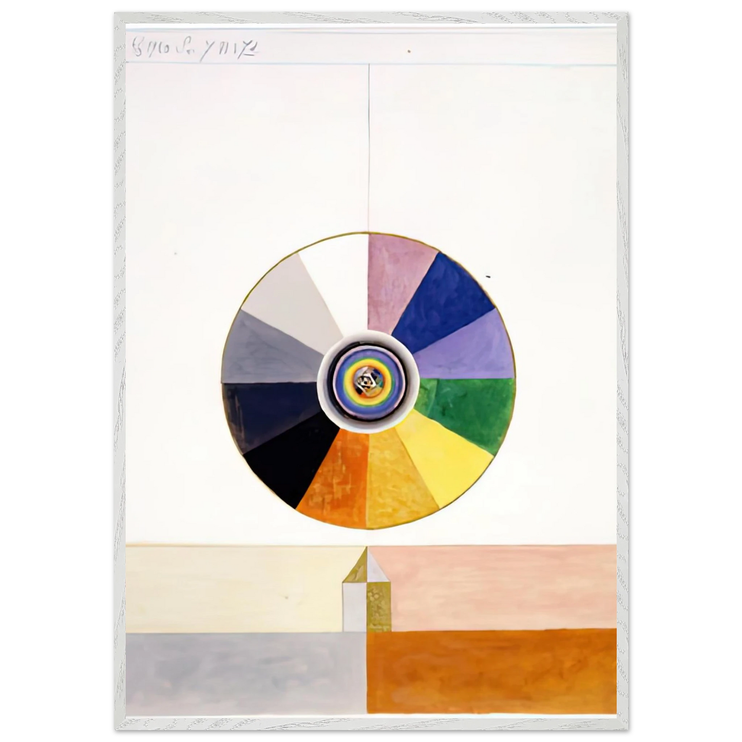 Hilma af Klint - SERIES VII NO 7D 1920 Wall art - A3 (29.7 x 42  cm) - Fine Art Poster-canvas - -
