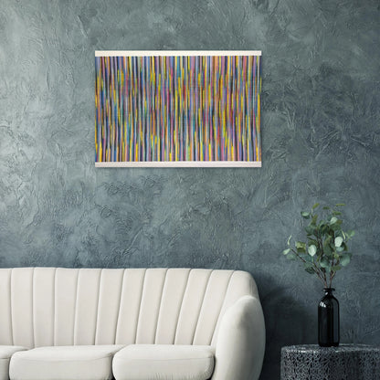 Joy Ride - 1981 - Gene Davis Brushed Aluminum Print - 70x100 cm / 28x40 inches | Gene Davis Aluminum Print | Gene Davis Prints