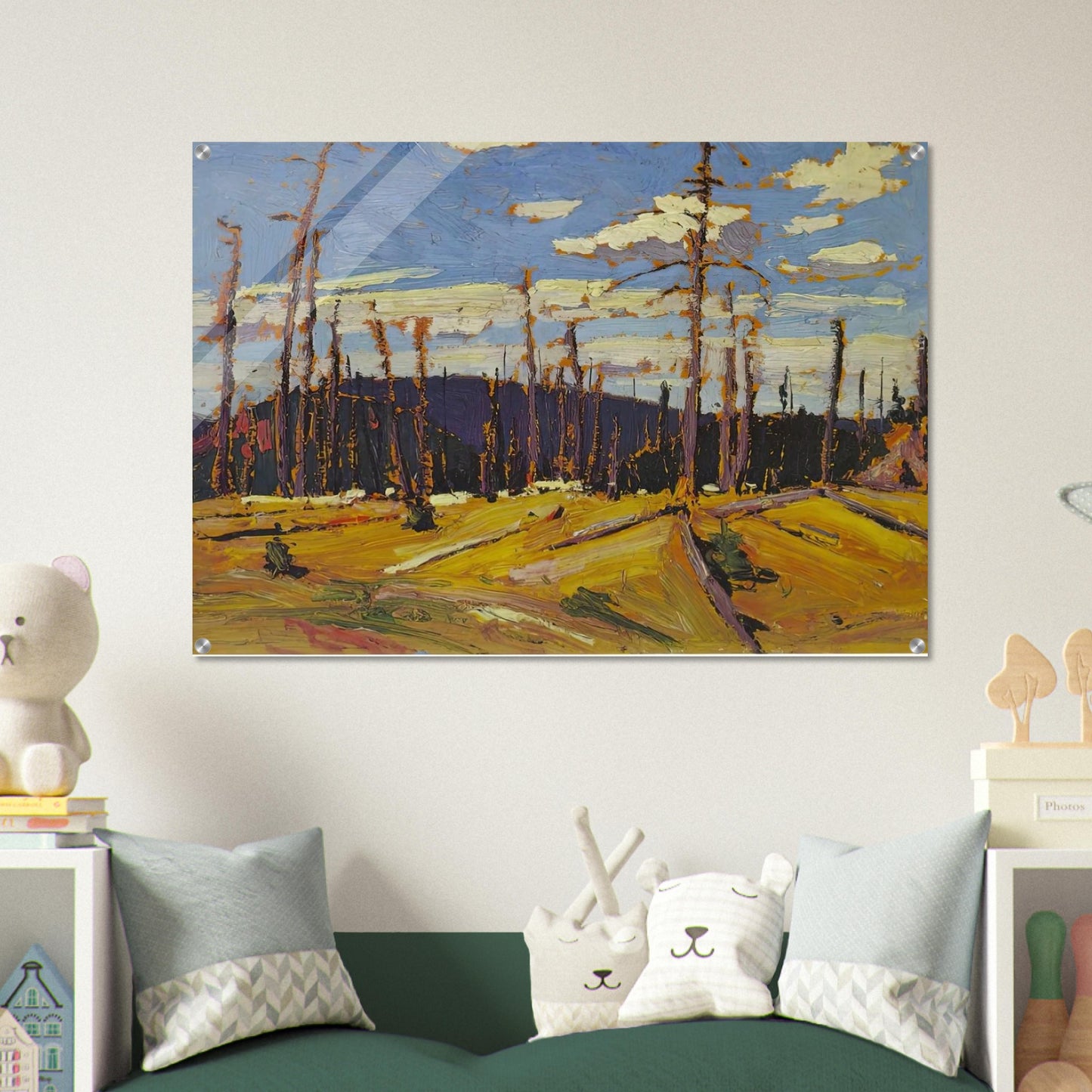 BURNT OVER FOREST 1916 - Tom Thomson Acrylic Print - 70x100 cm / 28x40″ inches