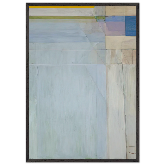 Ocean Park 54 - Richard Diebenkorn 70x100 cm / 28x40 inches Framed Art Print – Black Wooden Frame