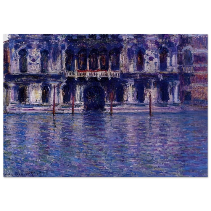 Palazzo Contarini - claude monet Brushed Aluminum Print - 70x100 cm / 28x40 inches | claude monet Aluminum Print | claude monet Prints