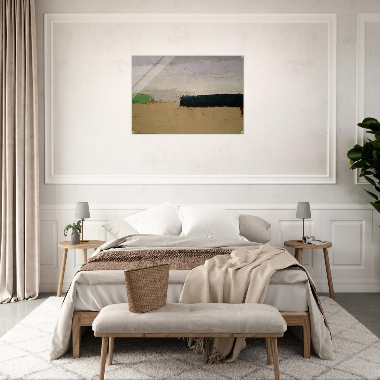 Paysage - 1952 - Nicolas de Stael Acrylic Print - 70x100 cm / 28x40″ inches
