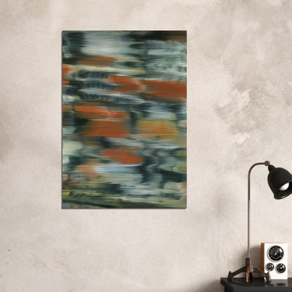 TOWNSCAPE PX 1968 - Gerhard Richter Brushed Aluminum Print - 70x100 cm / 28x40 inches | Gerhard Richter Aluminum Print | Gerhard Richter Prints