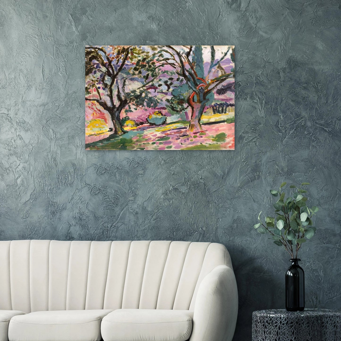 OLIVE TREES AT COLLIOURE 1906 - Henri Matisse Brushed Aluminum Print - 70x100 cm / 28x40 inches | Henri Matisse Aluminum Print | Henri Matisse Prints
