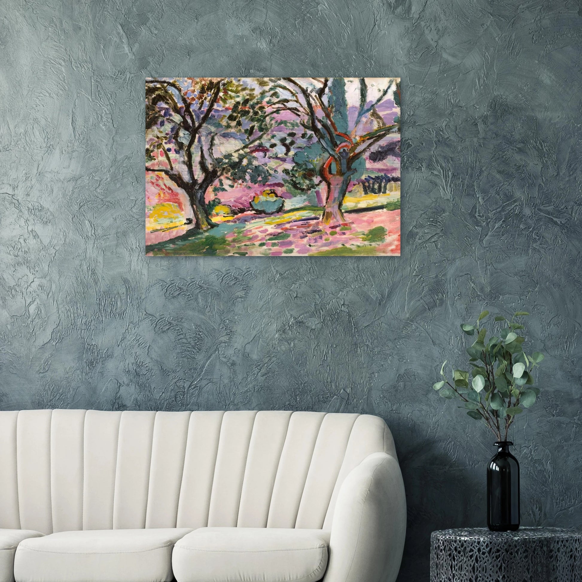OLIVE TREES AT COLLIOURE 1906 - Henri Matisse Brushed Aluminum Print - 70x100 cm / 28x40 inches | Henri Matisse Aluminum Print | Henri Matisse Prints