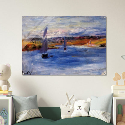 Sailboats - Pierre-Auguste Renoir Acrylic Print - 70x100 cm / 28x40″ inches | Pierre-Auguste Renoir Wall Art | Pierre-Auguste Renoir Prints