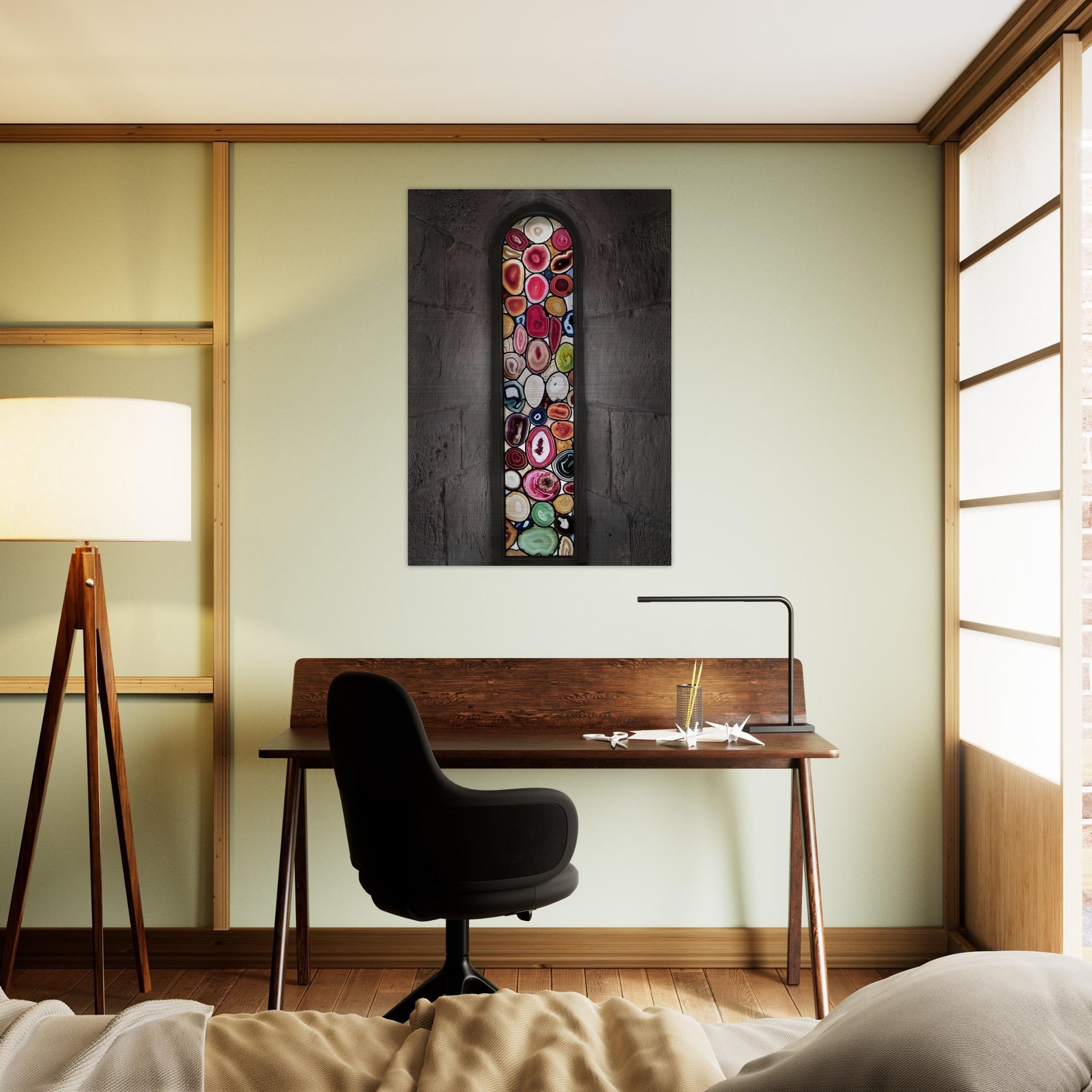 AHATFENSTER 2009 2 - Sigmar Polke Brushed Aluminum Print - 70x100 cm / 28x40 inches | Sigmar Polke Aluminum Print | Sigmar Polke Prints