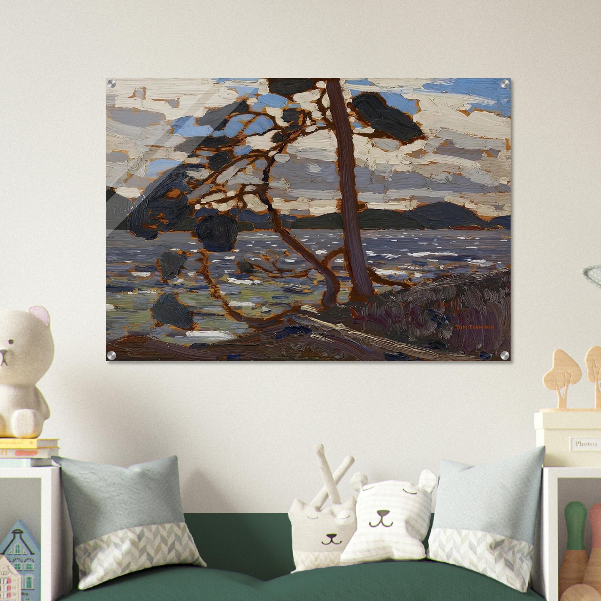 SKETCH FOR THE WEST WIND 1916 - Tom Thomson Acrylic Print - 70x100 cm / 28x40″ inches