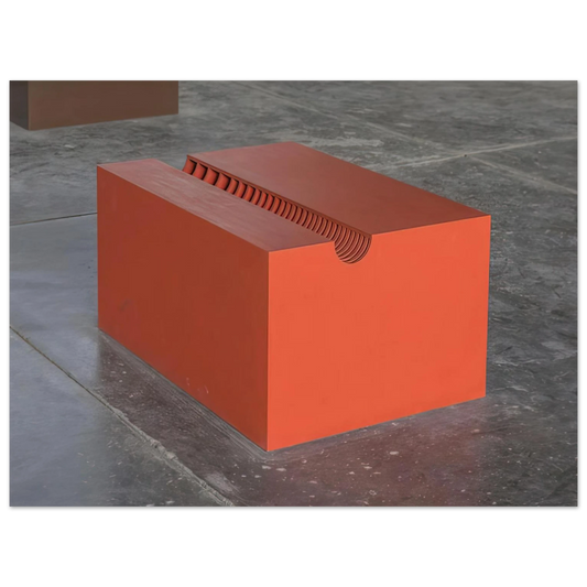 Donald Judd - Untitled The Block - 1963  75x100 cm / 30x40inches Fine Art Poster