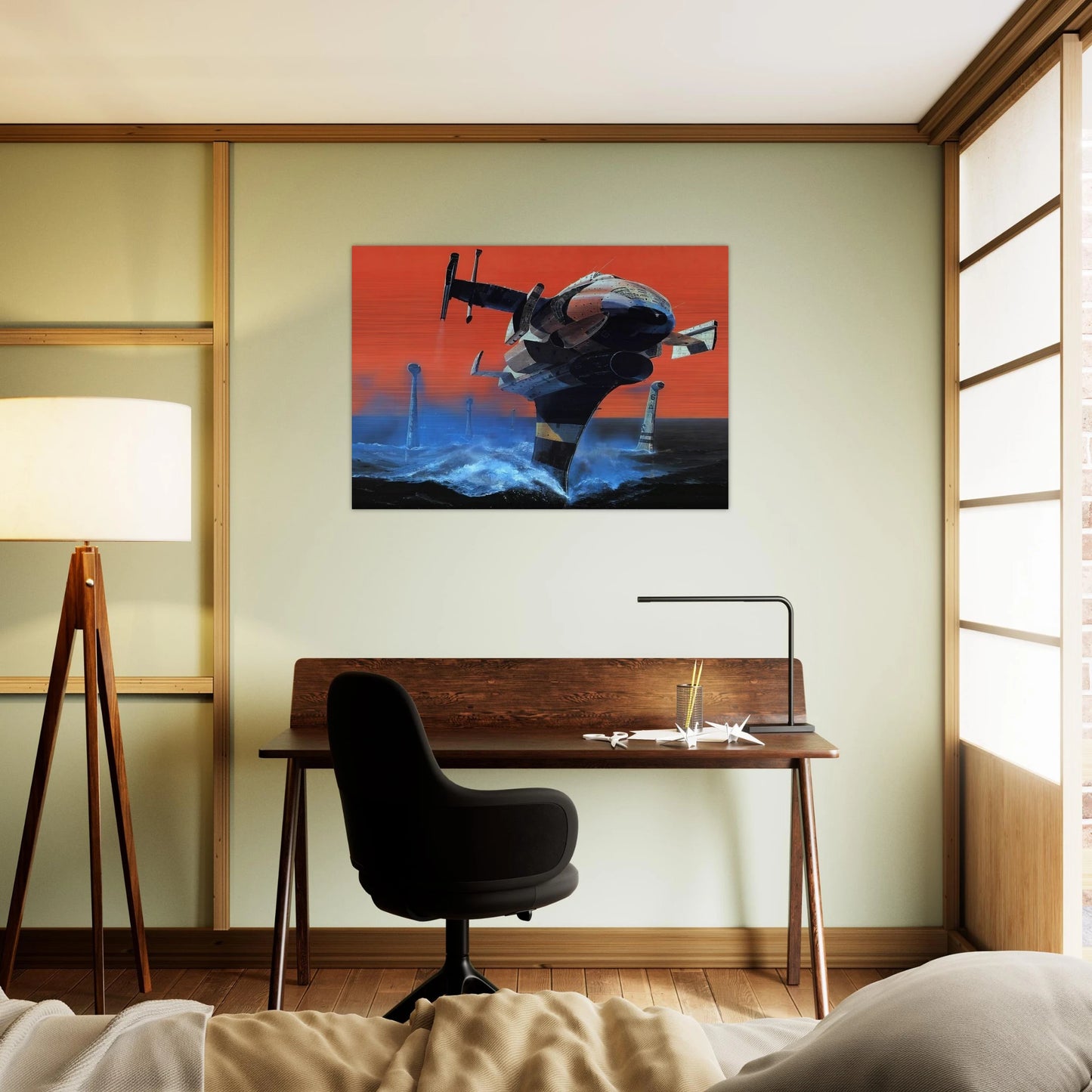 Chris Foss - Chris Foss Brushed Aluminum Print - 70x100 cm / 28x40 inches | Chris Foss Aluminum Print | Chris Foss Prints