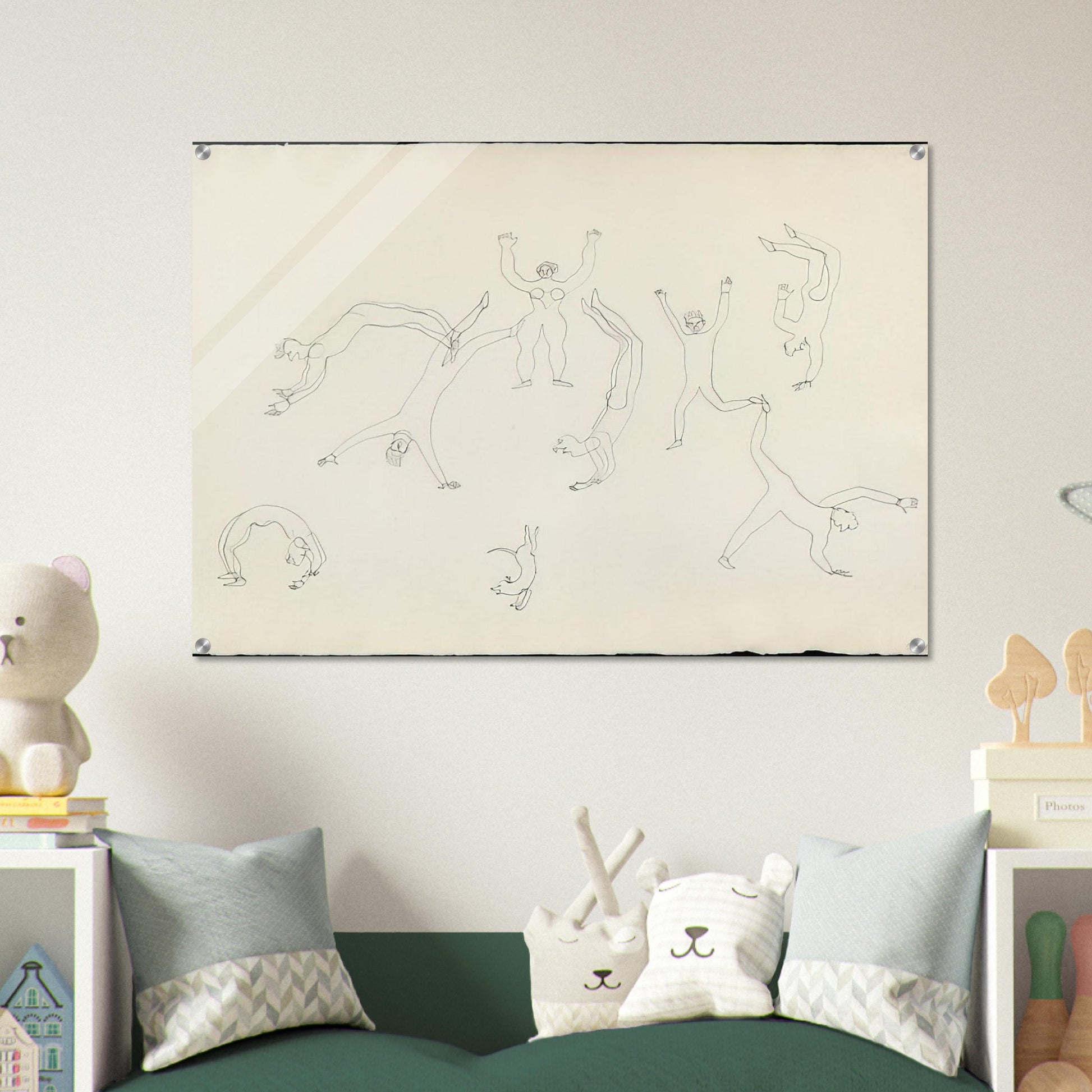 THE TUMBLERS II 1931 - Alexander Calder Acrylic Print - 70x100 cm / 28x40″ inches | Alexander Calder Wall Art | Alexander Calder Prints
