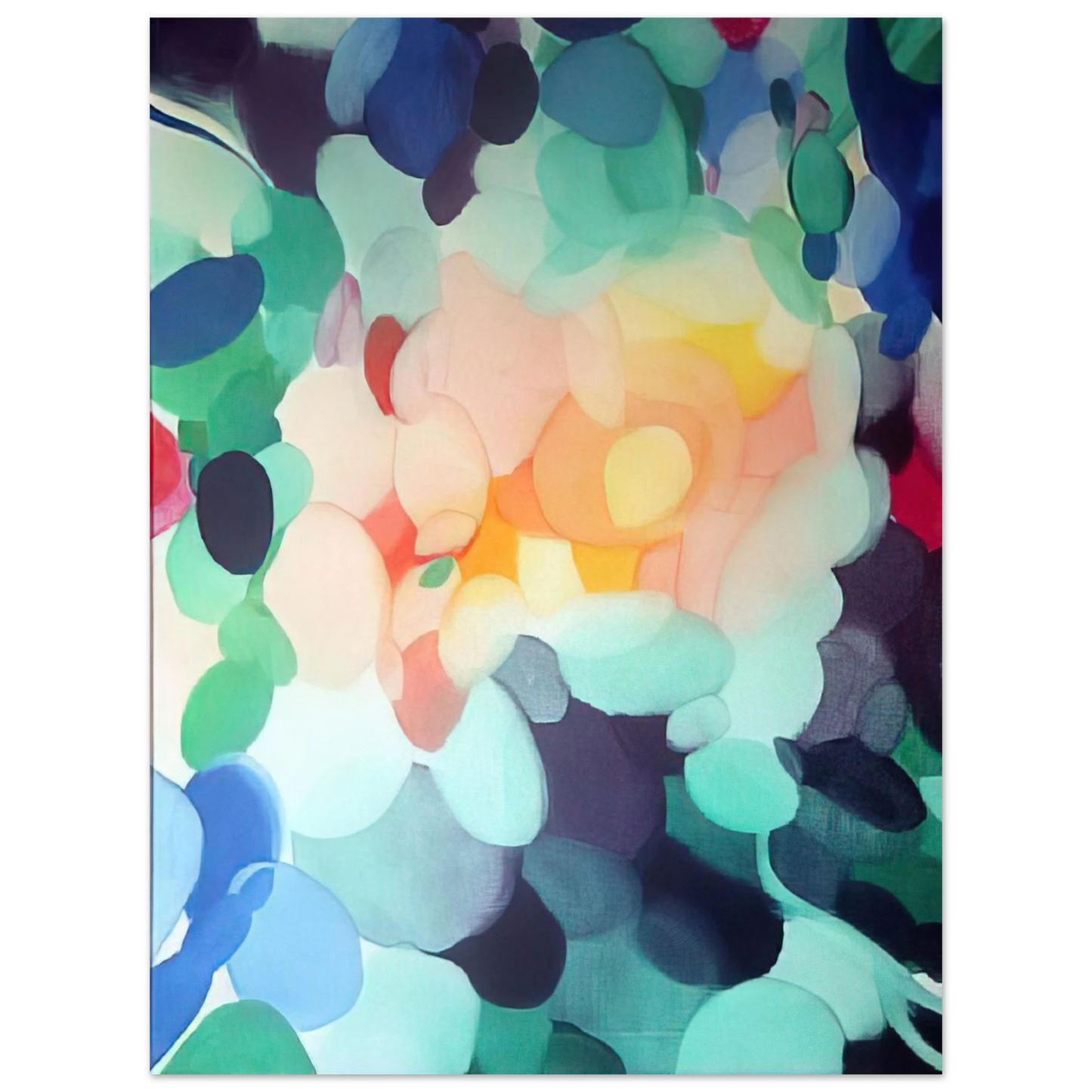 Alice Baber - Golden Center in the Ladder  75x100 cm / 30x40inches Fine Art Poster