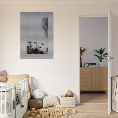 WAITING FOR A HOLIDAY 1974 - Zao Wou-Ki Brushed Aluminum Print - 70x100 cm / 28x40 inches | Zao Wou-Ki Aluminum Print | Zao Wou-Ki Prints