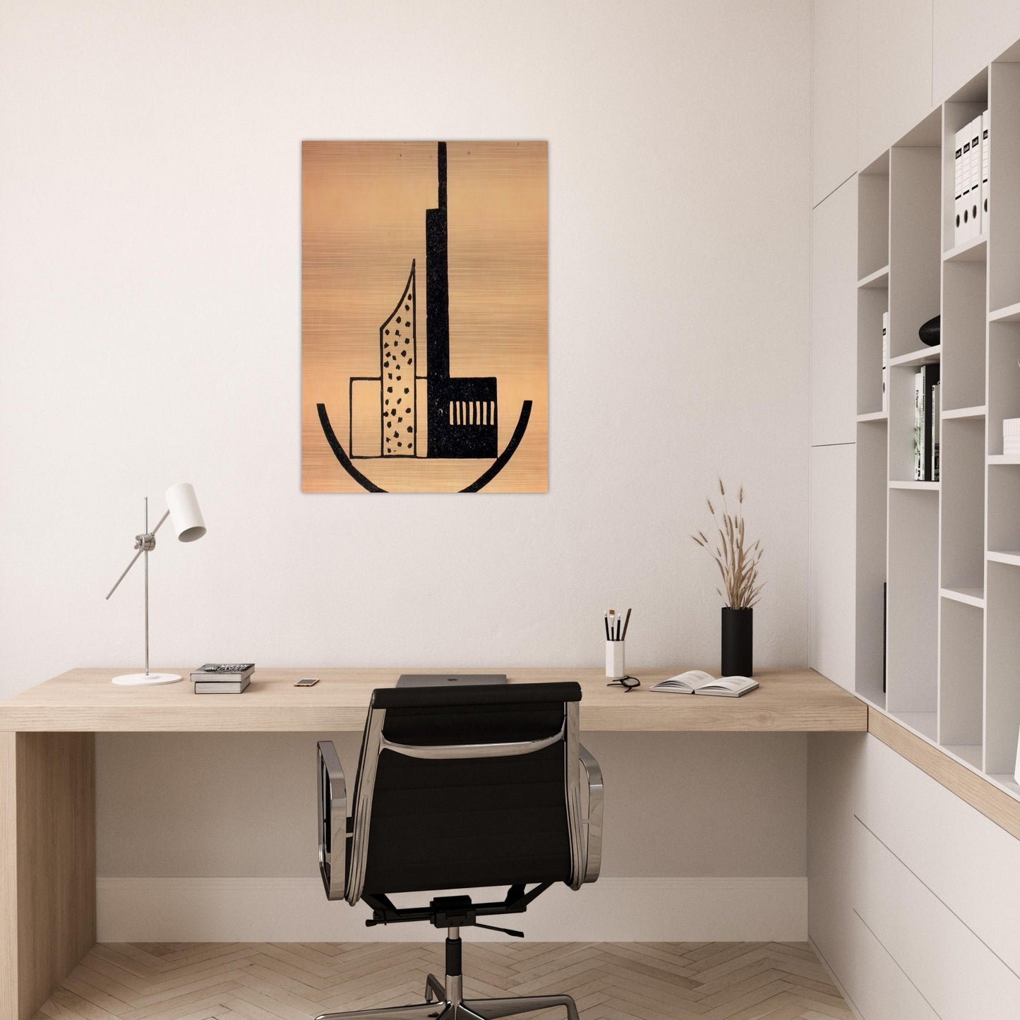 The storm - Laszlo Moholy-Nagy Brushed Aluminum Print - 70x100 cm / 28x40 inches | Laszlo Moholy-Nagy Aluminum Print | Laszlo Moholy-Nagy Prints