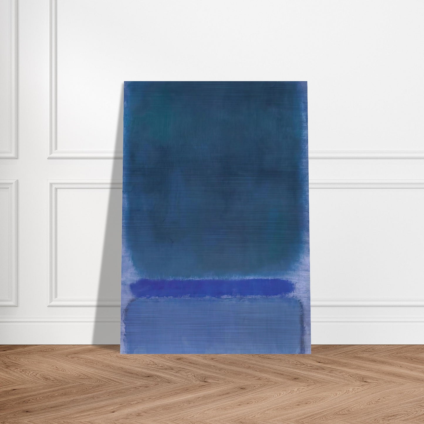 Untitled Green on Blue - 1968 - Mark Rothko Brushed Aluminum Print - 70x100 cm / 28x40 inches | Mark Rothko Aluminum Print | Mark Rothko Prints