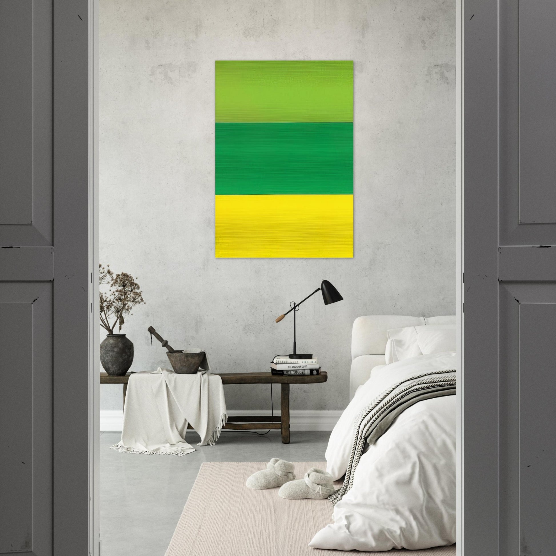 Train Landscape - Ellsworth Kelly Brushed Aluminum Print - 70x100 cm / 28x40 inches | Ellsworth Kelly Aluminum Print | Ellsworth Kelly Prints