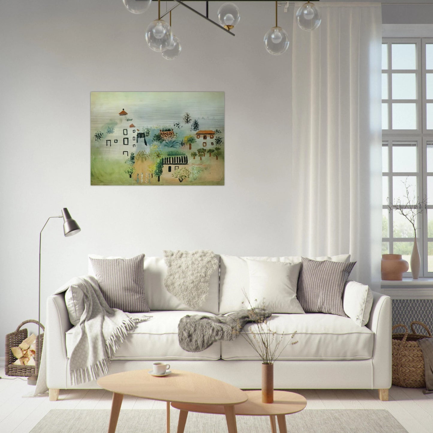 Landscape - Pablo Picasso Brushed Aluminum Print - 70x100 cm / 28x40 inches | Pablo Picasso Aluminum Print | Pablo Picasso Prints