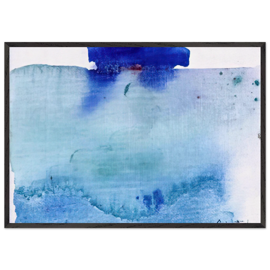 Untitled - 1982 N1 - Helen Frankenthaler 70x100 cm / 28x40 inches Framed Art Print – Black Wooden Frame