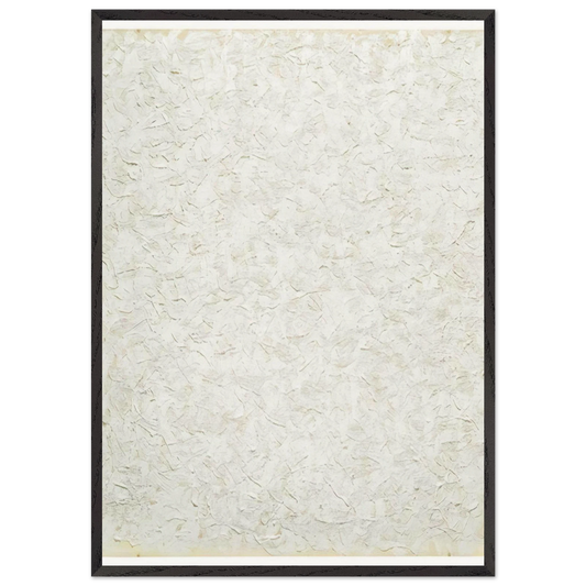 Rule - Robert Ryman 70x100 cm / 28x40 inches Framed Art Print – Black Wooden Frame