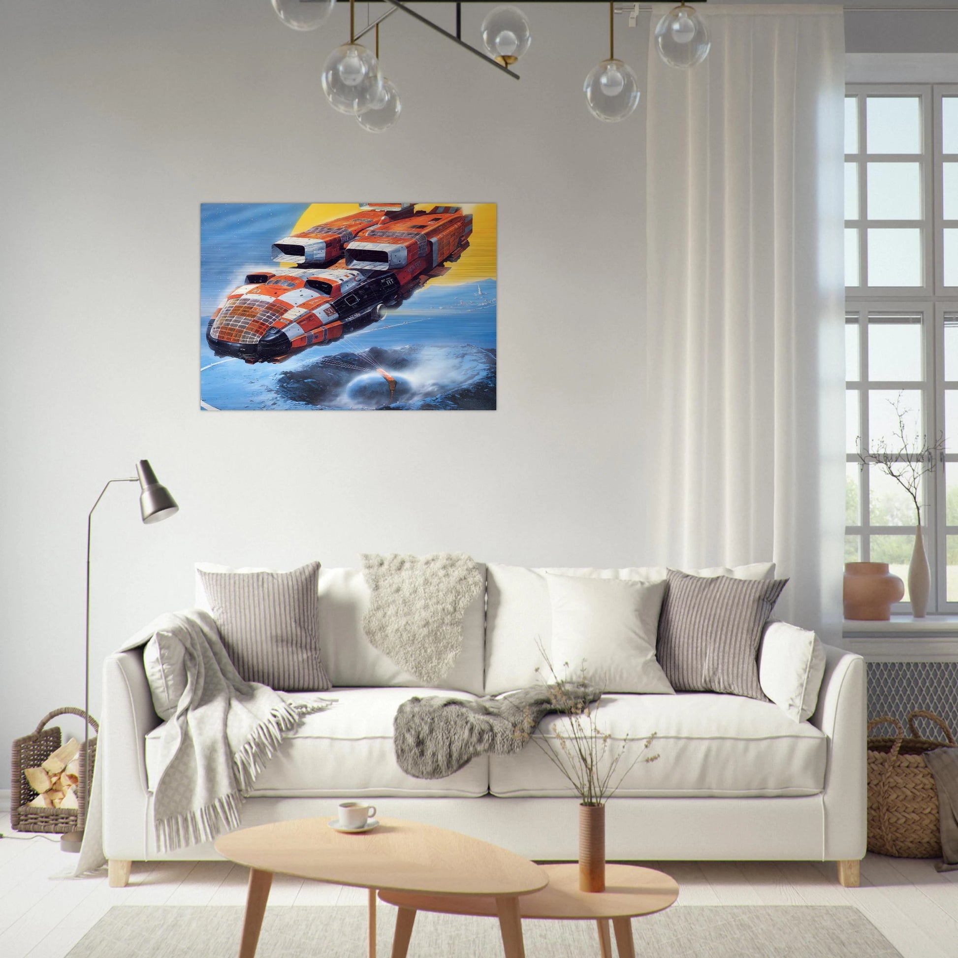 Chris Foss - Chris Foss Brushed Aluminum Print - 70x100 cm / 28x40 inches | Chris Foss Aluminum Print | Chris Foss Prints
