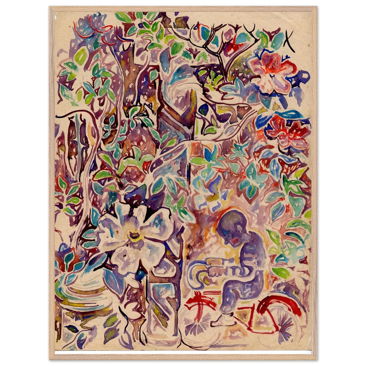 Walter Inglis Anderson - Walter Anderson Wall art - 60x80 cm / 24x32 inches - Fine Art Poster-canvas - -