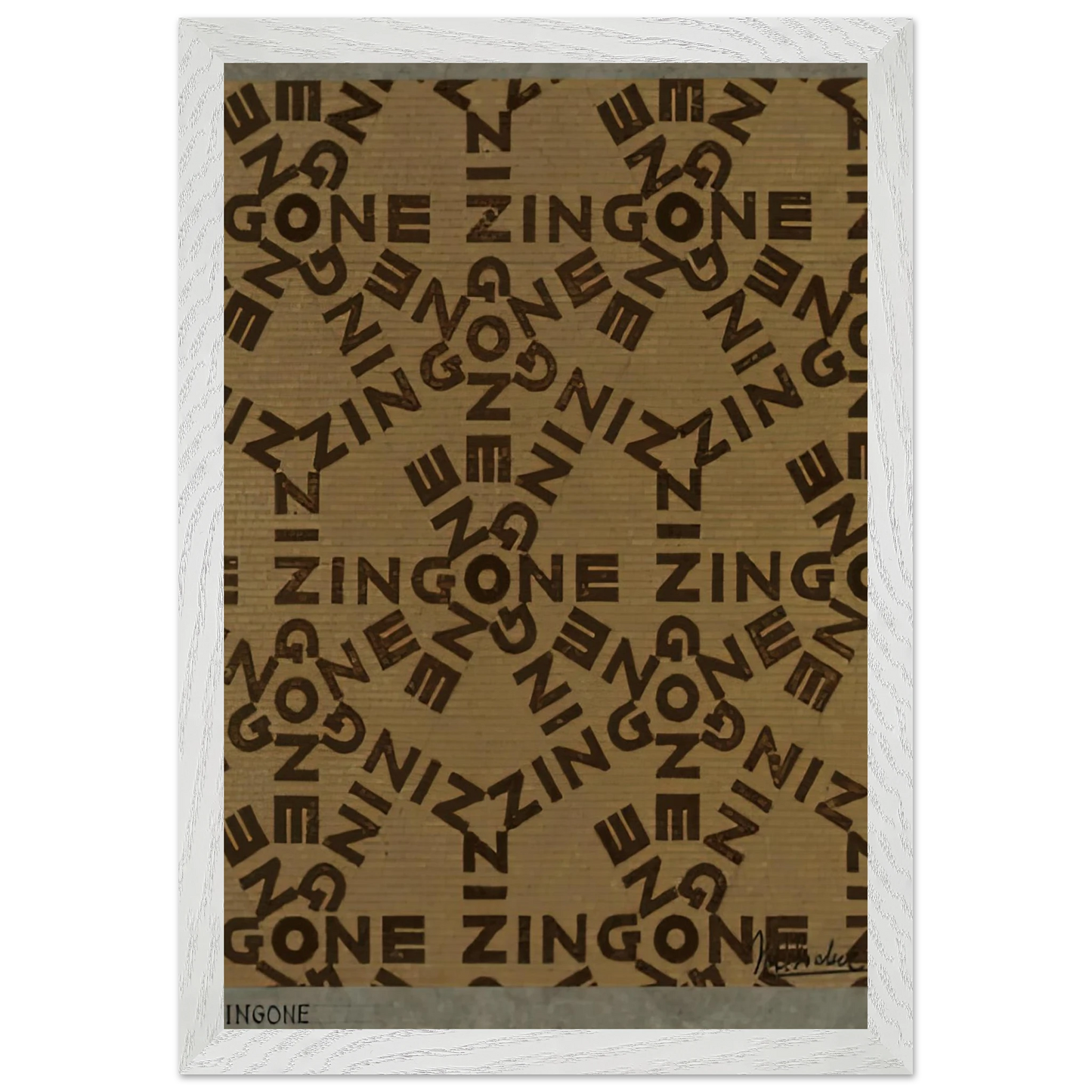 MC Escher - ESCHER (20) Wall Art - 30x40 cm / 12x16 inches - Premium Wooden Framed Poster With Fine Art Paper-canvas - Wood frame