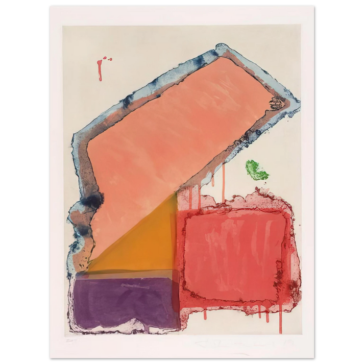 John Hoyland - Anking - 1979  75x100 cm / 30x40inches Fine Art Poster