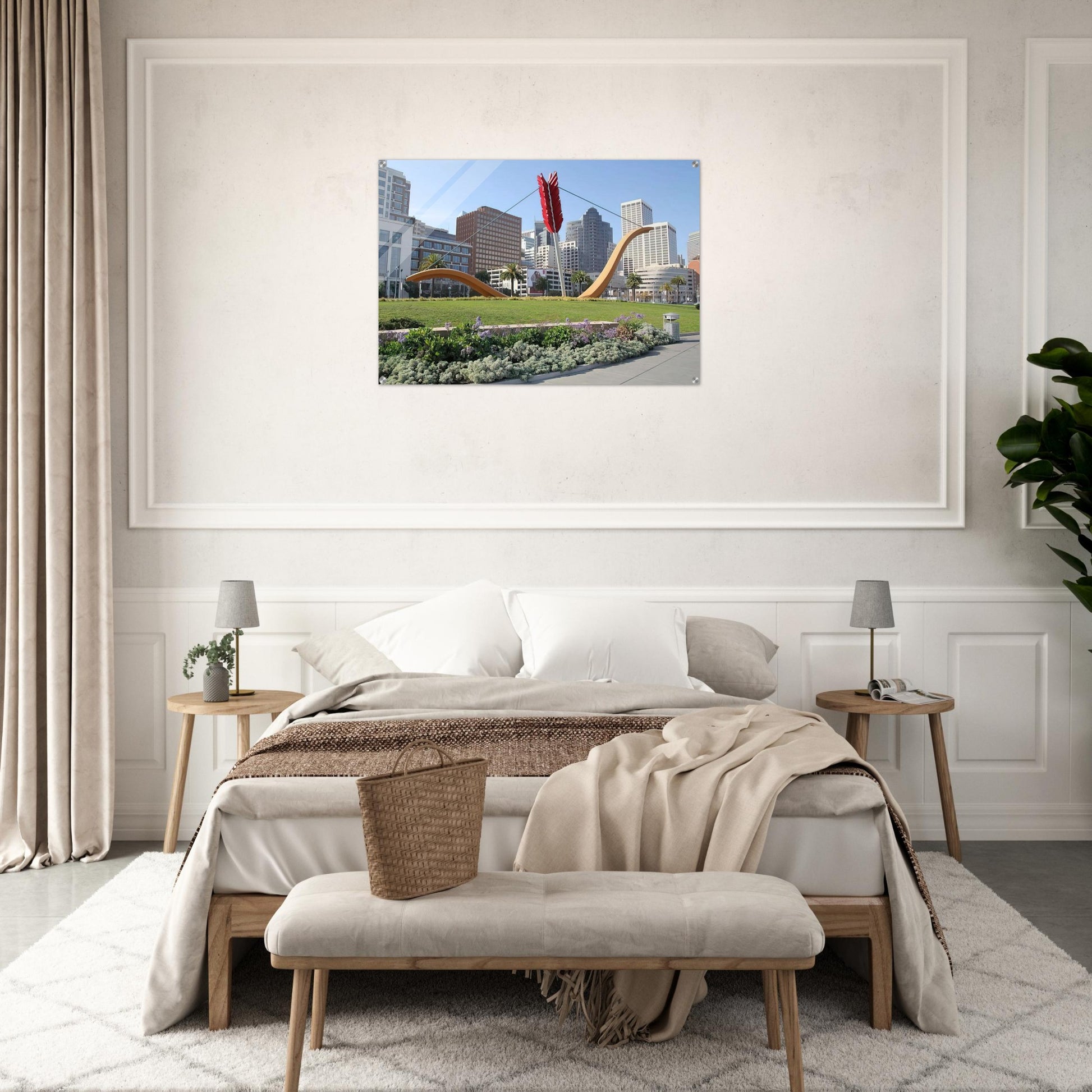 CUPID S SPAN COLLABORATION WITH VAN BRUGGEN 2002 - Claes Oldenburg Acrylic Print - 70x100 cm / 28x40″ inches