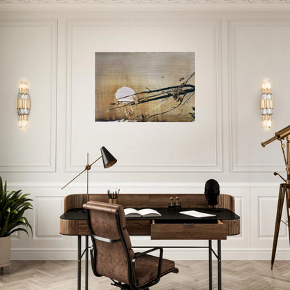 FULL MOON 1980 - Andrew Wyeth Brushed Aluminum Print - 70x100 cm / 28x40 inches | Andrew Wyeth Aluminum Print | Andrew Wyeth Prints