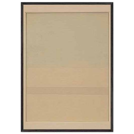 Spazio Luce - 1968 - Antonio Calderara 70x100 cm / 28x40 inches Framed Art Print – Black Wooden Frame
