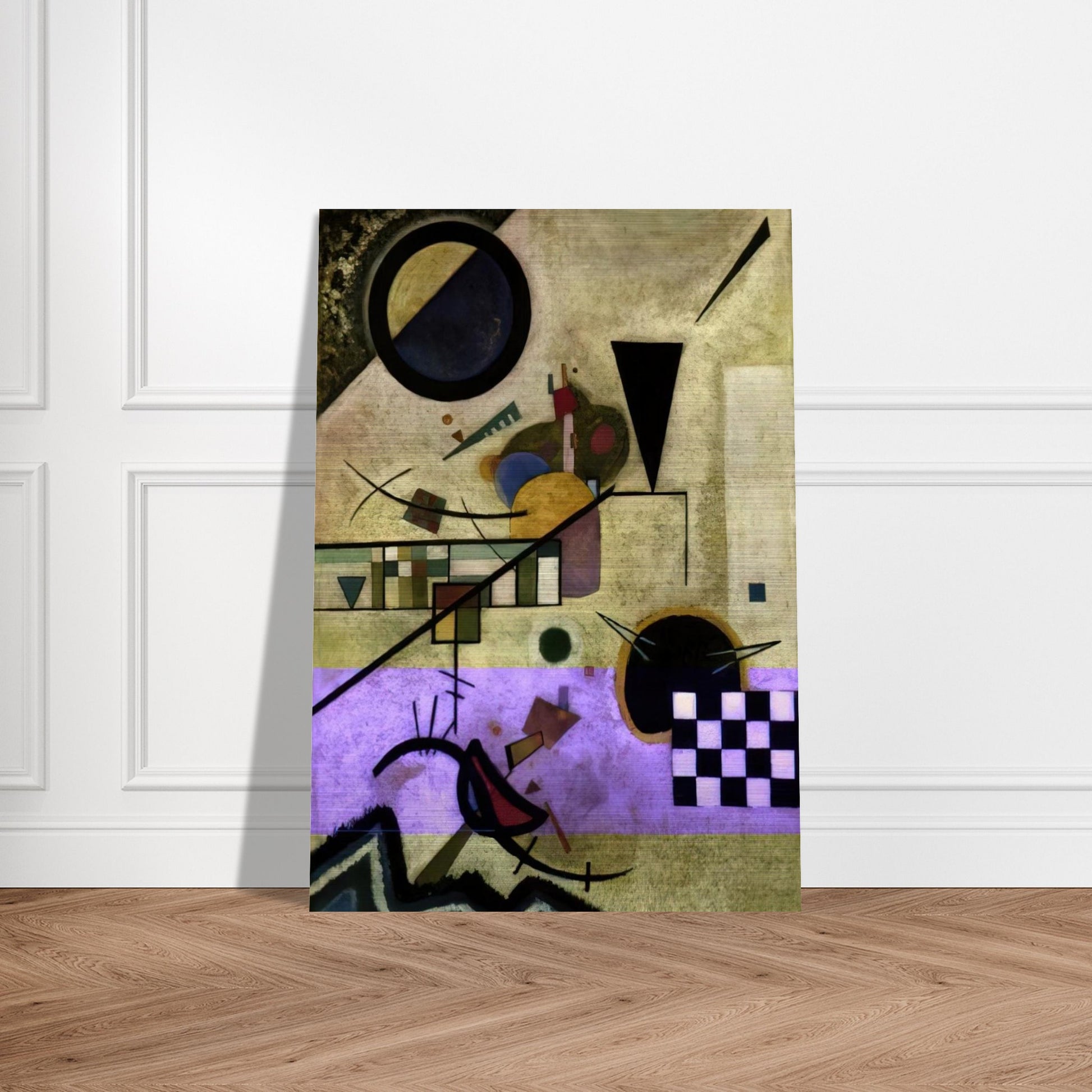 CONTRASTING SOUNDS 1924 - Wassily Kandinsky Brushed Aluminum Print - 70x100 cm / 28x40 inches | Wassily Kandinsky Aluminum Print | Wassily Kandinsky Prints