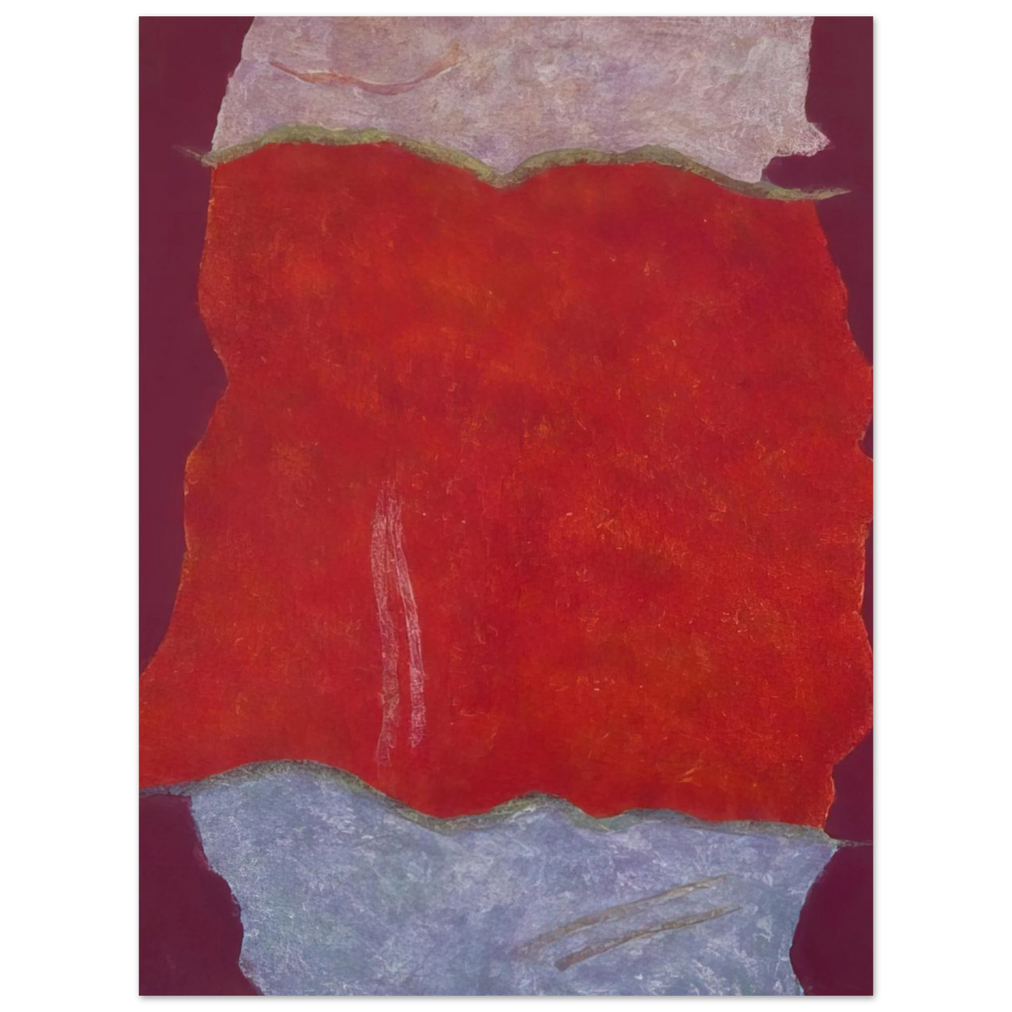 Theodoros Stamos - Infinity Field, Lefkada Series I - 1980  75x100 cm / 30x40inches Fine Art Poster