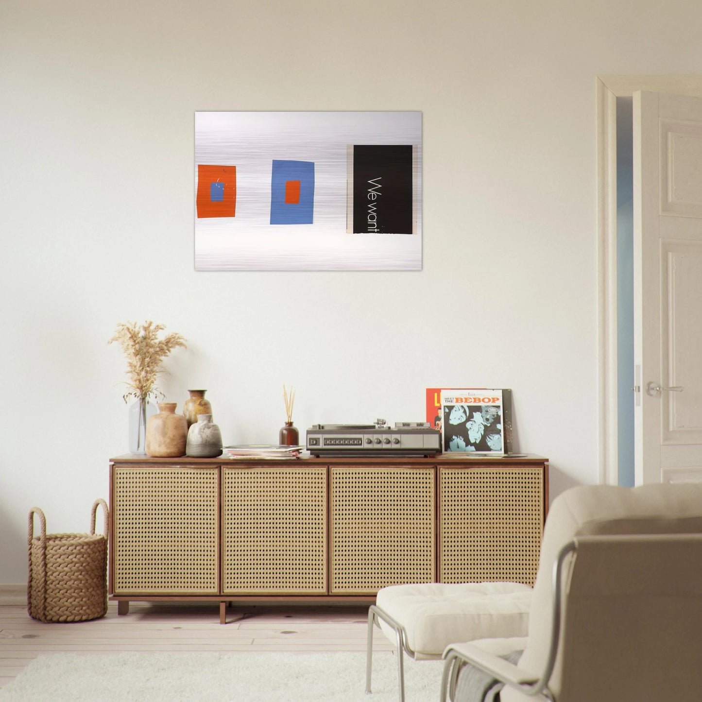 Tablet #105 - Ellsworth Kelly Brushed Aluminum Print - 70x100 cm / 28x40 inches | Ellsworth Kelly Aluminum Print | Ellsworth Kelly Prints