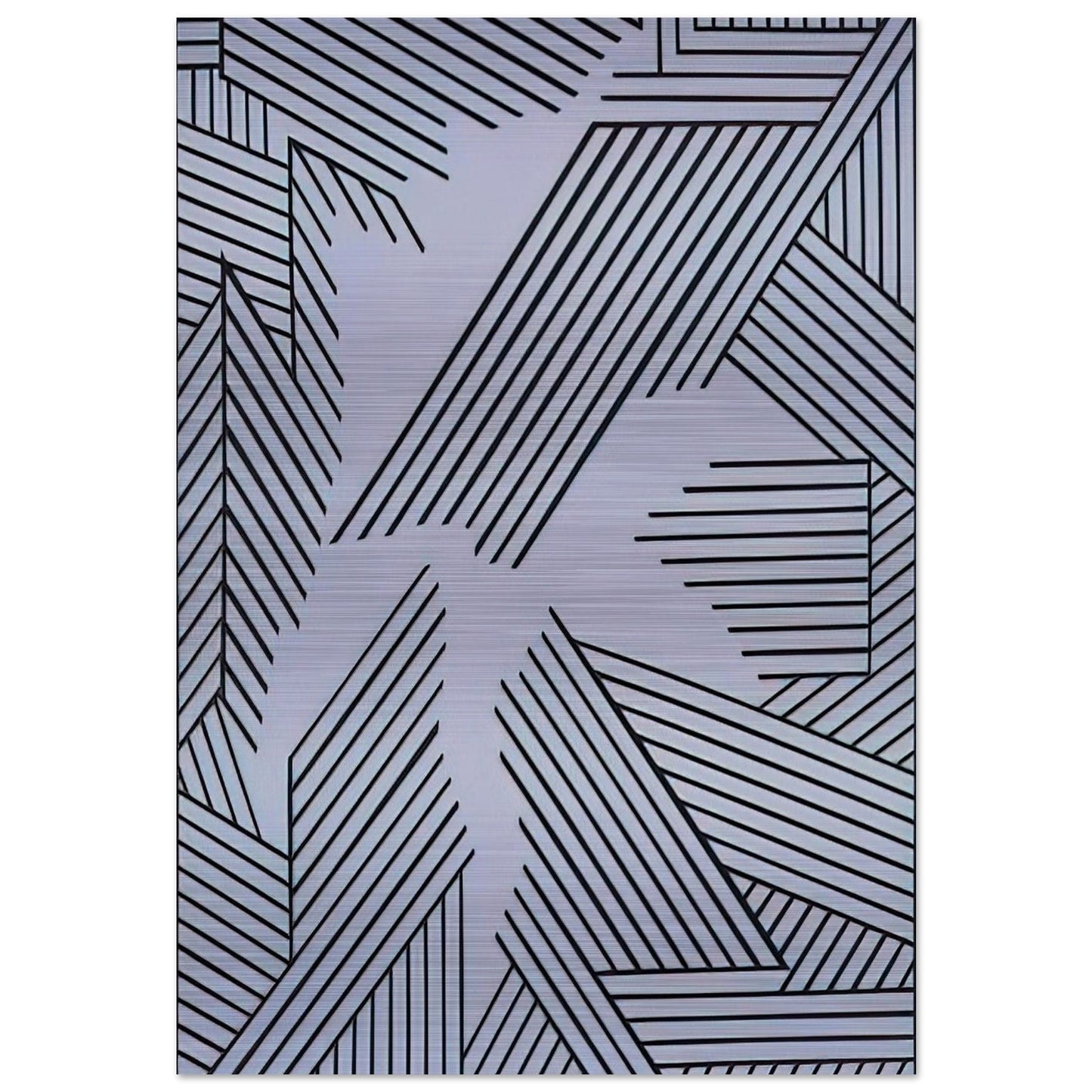 Untitled - 1998 - Nicholas Krushenick Brushed Aluminum Print - 70x100 cm / 28x40 inches | Nicholas Krushenick Aluminum Print | Nicholas Krushenick Prints