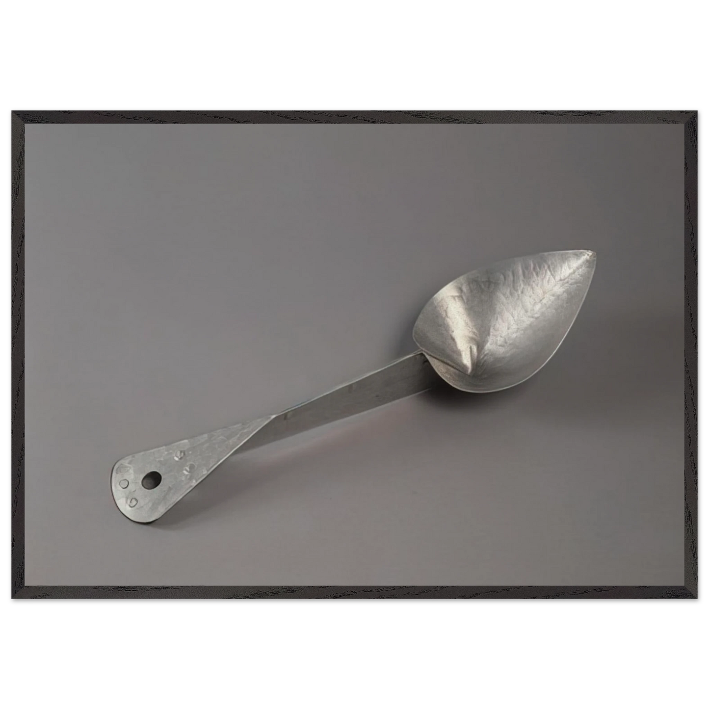 SERVING SPOON 1945 - Alexander Calder 70x100 cm / 28x40 inches Framed Art Print – Black Wooden Frame
