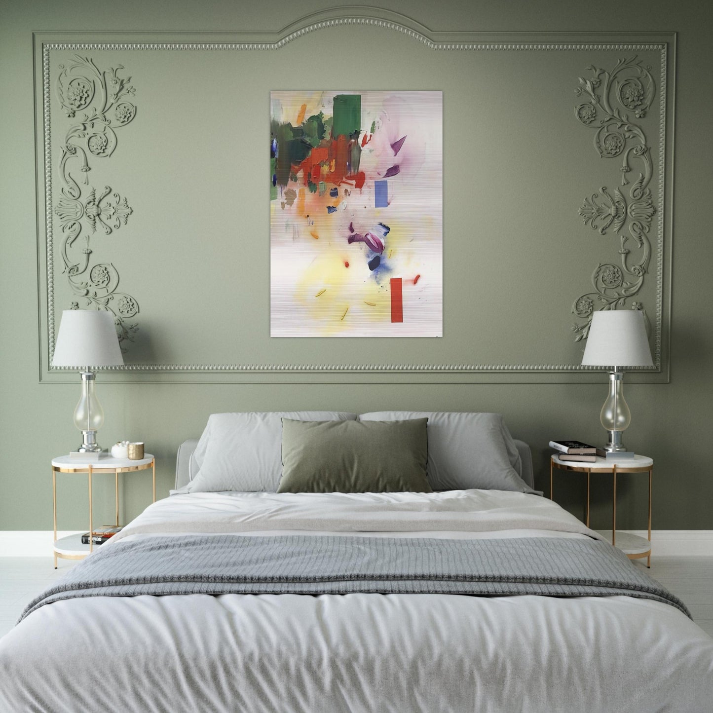 The Castle - Hans Hofmann Brushed Aluminum Print - 70x100 cm / 28x40 inches | Hans Hofmann Aluminum Print | Hans Hofmann Prints