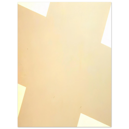 Leon Polk Smith - Crossroads Grey - 1978  75x100 cm / 30x40inches Fine Art Poster