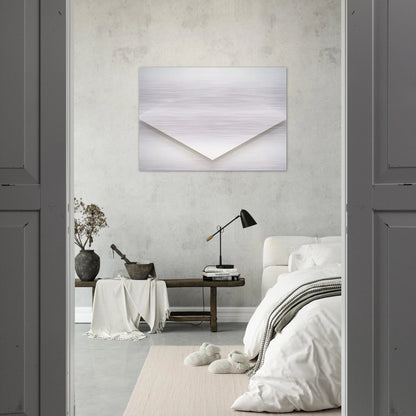White Curve - Ellsworth Kelly Brushed Aluminum Print - 70x100 cm / 28x40 inches | Ellsworth Kelly Aluminum Print | Ellsworth Kelly Prints