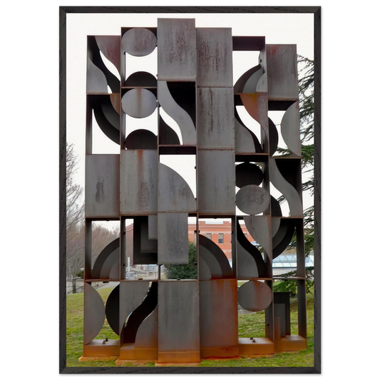 ATMOSPHERE AND ENVIRONMENT X 1969 - Louise Nevelson 70x100 cm / 28x40 inches Framed Art Print – Black Wooden Frame