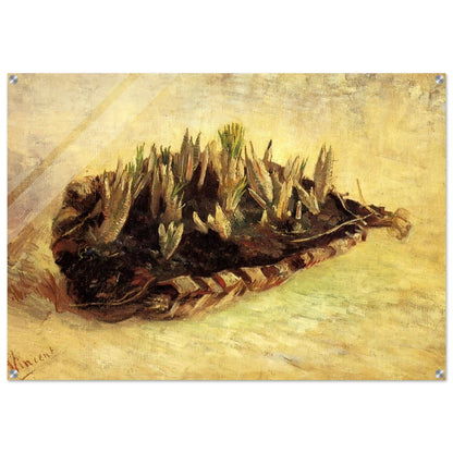 Still Life with a Basket of Crocuses - Vincent van Gogh Acrylic Print - 70x100 cm / 28x40″ inches