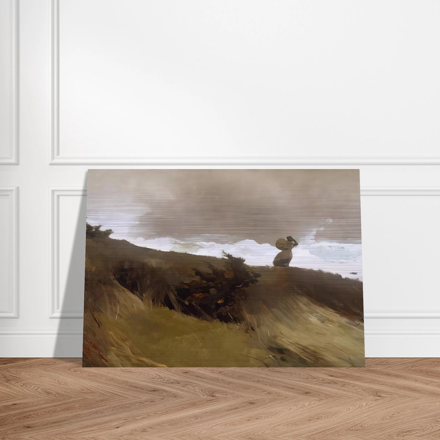 THE WEST WIND - Winslow Homer Brushed Aluminum Print - 70x100 cm / 28x40 inches | Winslow Homer Aluminum Print | Winslow Homer Prints