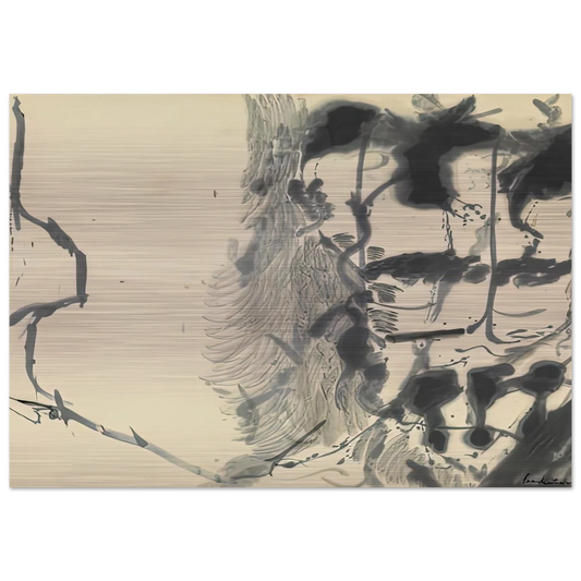 New York Bamboo, 1957- - Helen Frankenthaler Brushed Aluminum Print - 70x100 cm / 28x40 inches | Helen Frankenthaler Aluminum Print | Helen Frankenthaler Prints