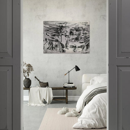 Composition - 1955 - Maria Helena Vieira da Silva Brushed Aluminum Print - 70x100 cm / 28x40 inches | Maria Helena Vieira da Silva Aluminum Print | Maria Helena Vieira da Silva Prints