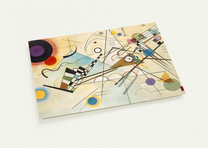 COMPOSITION VIII 1923 By Wassily Kandinsky Pack of 10 Post Cards | Wassily Kandinsky Post Cards | A6 (10.5 x 14.8 cm) - 4.1 x 5.8 inches
