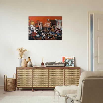 JOLIE MADAME 1973 - Audrey Flack Brushed Aluminum Print - 70x100 cm / 28x40 inches | Audrey Flack Aluminum Print | Audrey Flack Prints